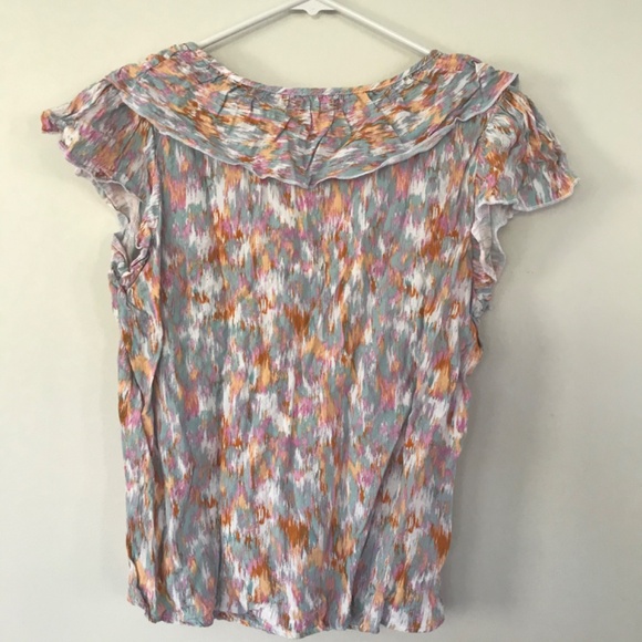 💓Multicolor with Shimmer Ruffle Tank - Picture 6 of 8